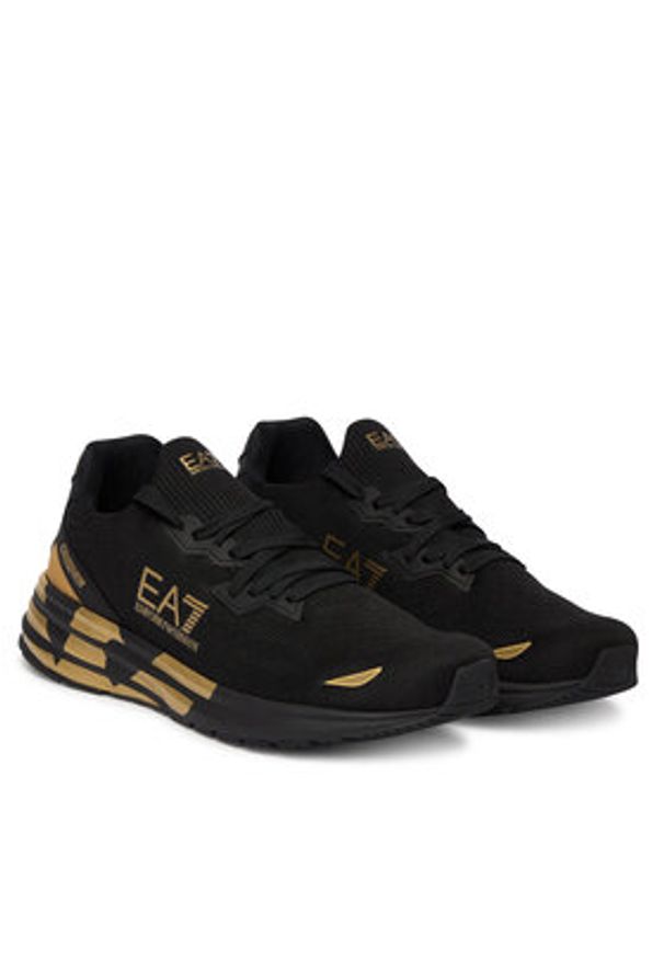 EA7 Emporio Armani Sneakersy 7X000652 AF18639 MZ177 Czarny. Kolor: czarny. Materiał: materiał
