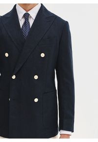 Pako Lorente - PAKO LORENTE – Lniana marynarka dwurzędowa. Materiał: len. Sezon: wiosna #5