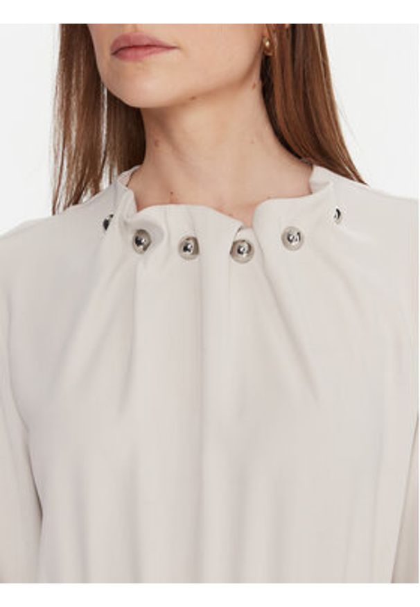 Armani Exchange Sukienka codzienna XW000735 AF16125 U1094 Biały Regular Fit. Okazja: na co dzień. Kolor: biały. Materiał: syntetyk. Typ sukienki: proste. Styl: casual