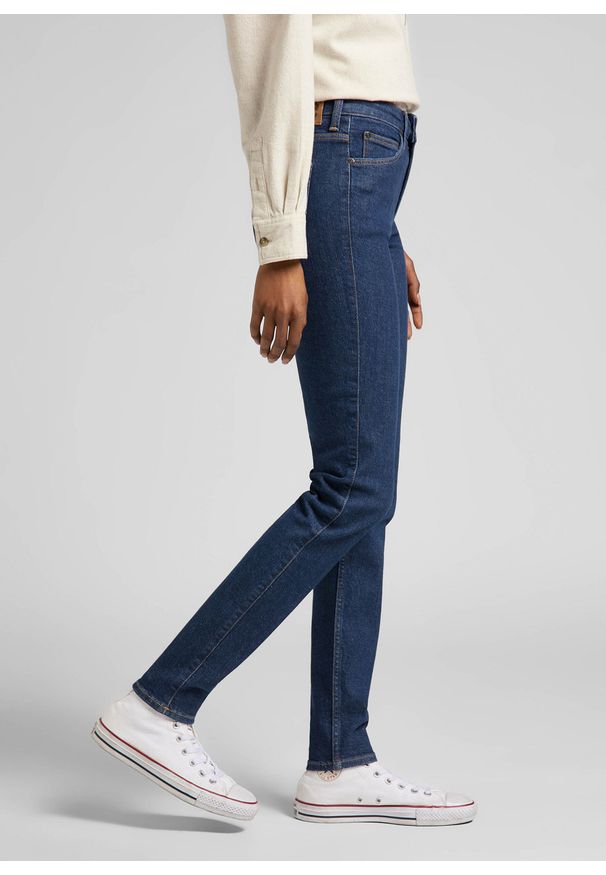 Lee - LEE SCARLETT HIGH DAMSKIE SPODNIE JEANSOWE DARK HYDRO L626FAKQ 112320168