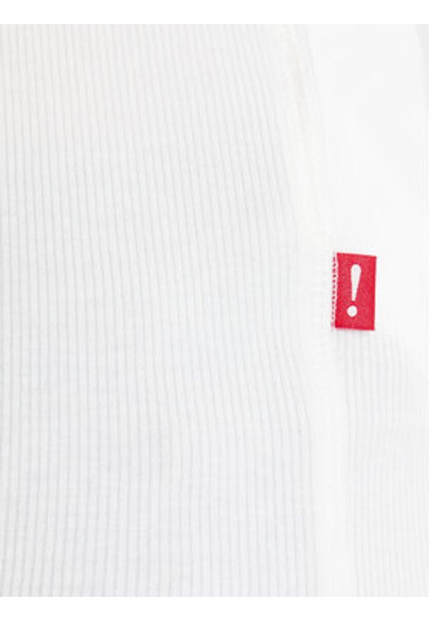 JOOP! Jeans Top 30046103 Biały Slim Fit. Kolor: biały. Materiał: bawełna