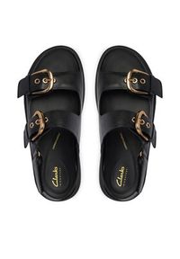 Clarks Sandały Aristella Bay 26185807 Czarny. Kolor: czarny. Materiał: skóra #7