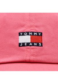 Tommy Jeans Czapka z daszkiem Heritage AW0AW15848 Różowy. Kolor: różowy. Materiał: bawełna