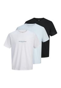 Jack & Jones - Jack&Jones Komplet 3 t-shirtów Billyburg 12291367 Kolorowy Regular Fit. Materiał: bawełna. Wzór: kolorowy