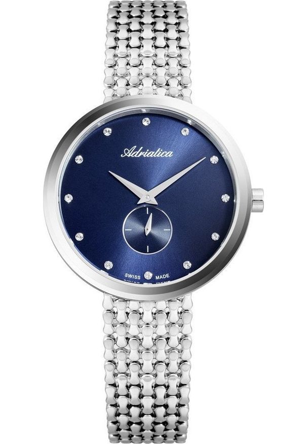 Zegarek Adriatica Zegarek damski Adriatica A3724.5145Q srebrny. Kolor: srebrny