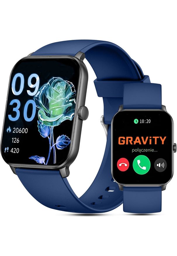 Smartwatch Gravity SMARTWATCH damski Gravity GT36-6 BK/BU PROF. Rodzaj zegarka: smartwatch