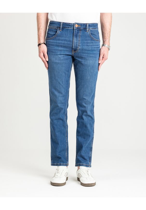 Wrangler - MESKIE SPODNIE WRANGLER GREENSBORO MID VISUAL 112378816