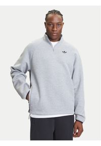 Adidas - adidas Bluza adicolor Spacer Drill JX1508 Szary Loose Fit. Okazja: na spacer. Kolor: szary. Materiał: bawełna