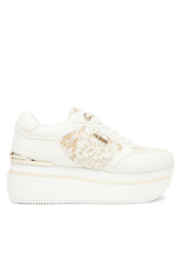 Sneakersy Guess. Kolor: biały