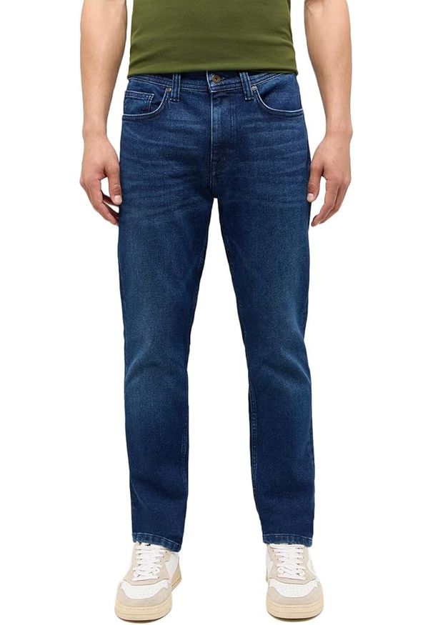 Mustang - Męskie Spodnie Jeansowe MUSTANG Orlando Slim Denim Blue 1015500 5000 883