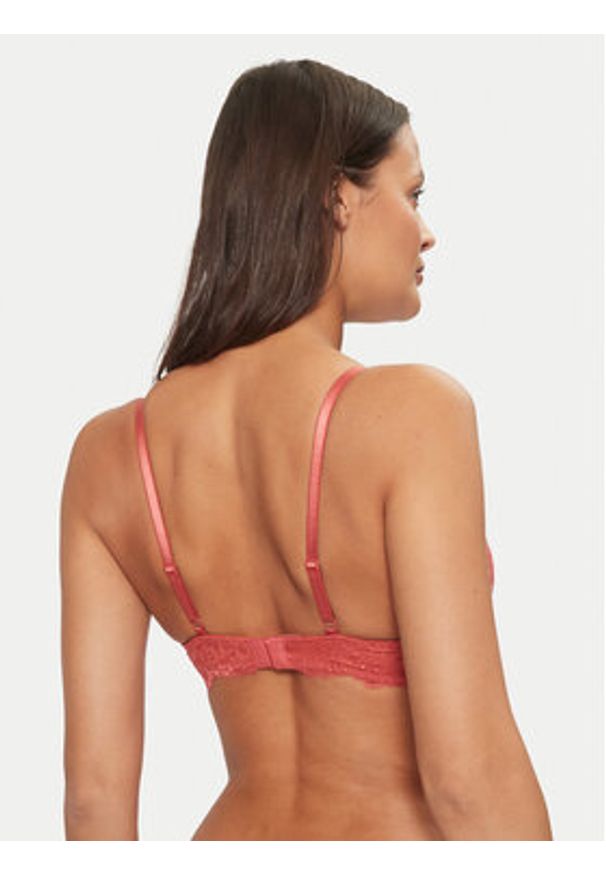 Hunkemöller Biustonosz z fiszbiną Marine 206320 Czerwony. Kolor: czerwony. Materiał: syntetyk