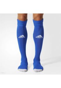 Adidas - Skarpetki adidas Milano. Kolor: niebieski, biały, wielokolorowy. Sport: piłka nożna
