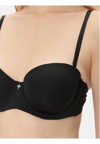 JOOP! Biustonosz bardotka 10223846 Czarny. Kolor: czarny. Materiał: syntetyk