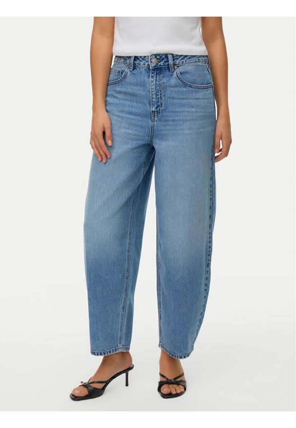 Vero Moda Jeansy Billie 10341198 Niebieski Barrel Fit. Kolor: niebieski