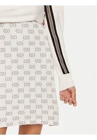 Liu Jo Sport Sukienka dzianinowa TF4227 MS63L Écru Regular Fit. Materiał: syntetyk, wiskoza. Typ sukienki: sportowe. Styl: sportowy #5