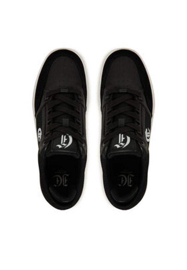 Just Cavalli Sneakersy 79QA3SM2 ZPB54 Czarny. Kolor: czarny. Materiał: skóra
