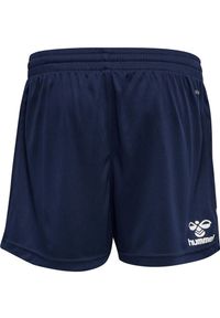 Spodenki dziecięce Hummel hmlCORE XK. Okazja: na uczelnię. Kolor: niebieski. Styl: sportowy, elegancki. Sport: joga i pilates