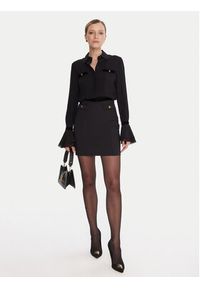 Elisabetta Franchi Koszula CA-131-57E2-V390 Czarny Regular Fit. Kolor: czarny. Materiał: wiskoza #3