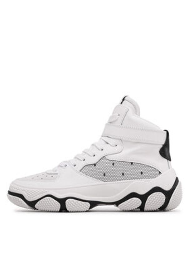 Red Valentino Sneakersy 2Q2S0G39UTZ Biały. Kolor: biały. Materiał: skóra