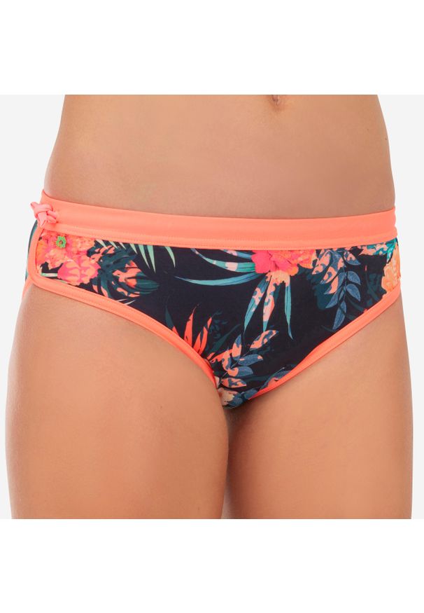 Decathlon - Dół kostiumu kąpielowego surfingowego dla dzieci Olaian Mas 900 Shiso. Kolor: czarny. Materiał: poliester, materiał, elastan