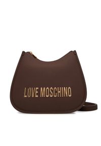 Love Moschino - LOVE MOSCHINO Torebka JC4021PP1NKD0301 Brązowy. Kolor: brązowy. Materiał: skórzane