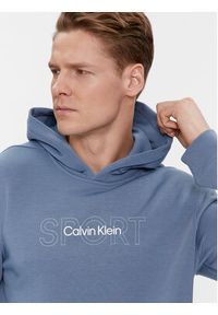 Calvin Klein Performance Bluza Graphic 00GMS4W339 Niebieski Regular Fit. Kolor: niebieski. Materiał: syntetyk #5