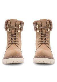 Jenny Fairy Trzewiki BROOKS WS5866-22 Beżowy. Kolor: beżowy. Materiał: materiał #5
