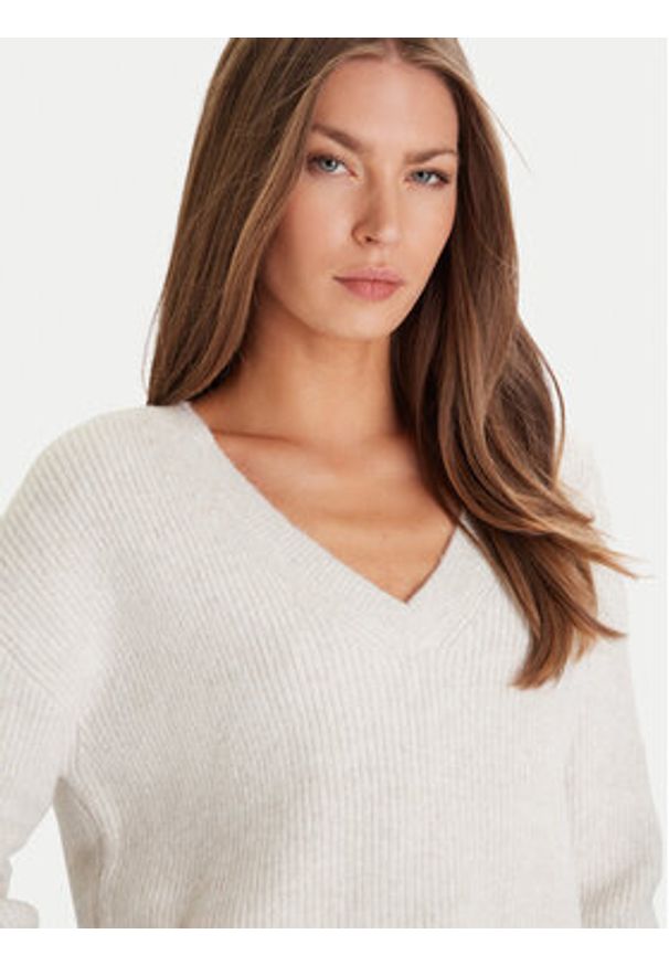 Morgan Sweter 252-MSTAR Écru Regular Fit. Materiał: syntetyk