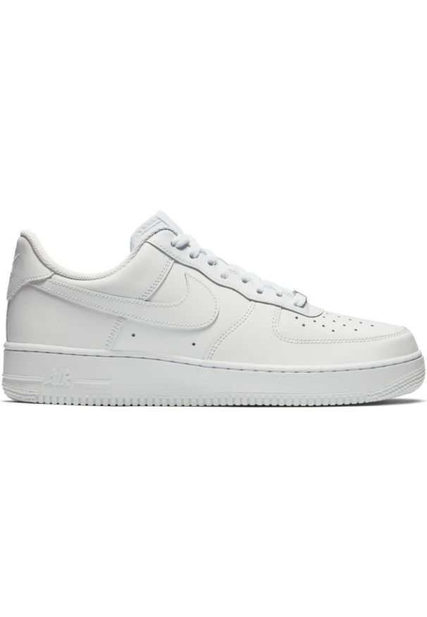 Buty Nike Air Force 1 '07 M CW2288-111 białe. Okazja: na co dzień. Kolor: biały. Materiał: skóra. Szerokość cholewki: normalna. Model: Nike Air Force. Sport: koszykówka