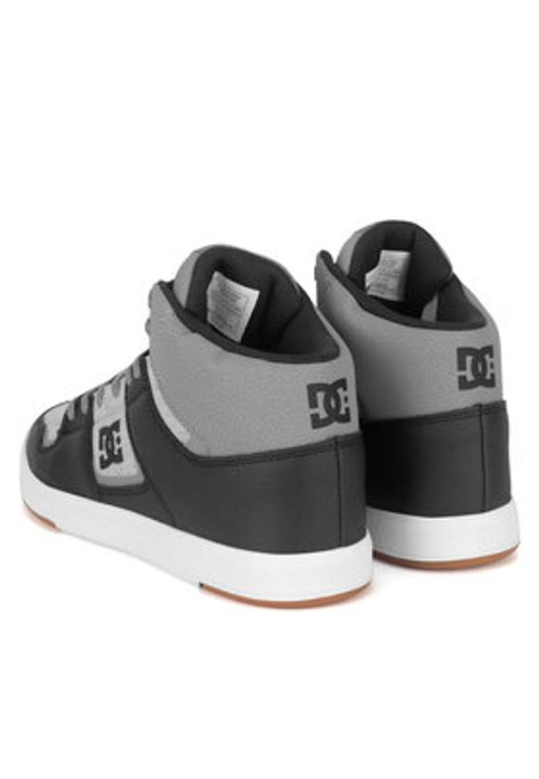 DC Sneakersy CURE HI TOP ADYS400072-GG4 Szary. Kolor: szary. Materiał: skóra