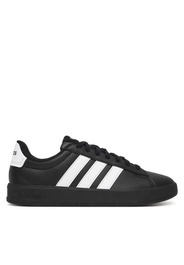 Adidas - adidas Sneakersy Grand Court 3.0 IH1476 Czarny. Kolor: czarny. Materiał: skóra
