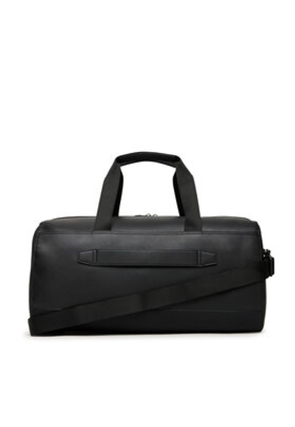 TOMMY HILFIGER - Tommy Hilfiger Torba Th Foundation Duffle AM0AM13481 Czarny. Kolor: czarny. Materiał: skóra