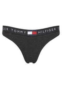 TOMMY HILFIGER - Tommy Hilfiger Stringi UW0UW06227 Szary. Kolor: szary. Materiał: bawełna #1