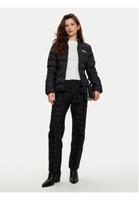 Karl Lagerfeld - KARL LAGERFELD Kurtka puchowa 246W1513 Czarny Slim Fit. Typ kołnierza: dekolt w karo. Kolor: czarny. Materiał: syntetyk #5