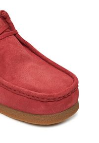 Clarks Półbuty Wallabee 26180921 Czerwony. Kolor: czerwony. Materiał: skóra #7