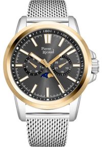 Zegarek Pierre Ricaud Zegarek męski Pierre Ricaud P60034.2117QF srebrny. Kolor: srebrny #1