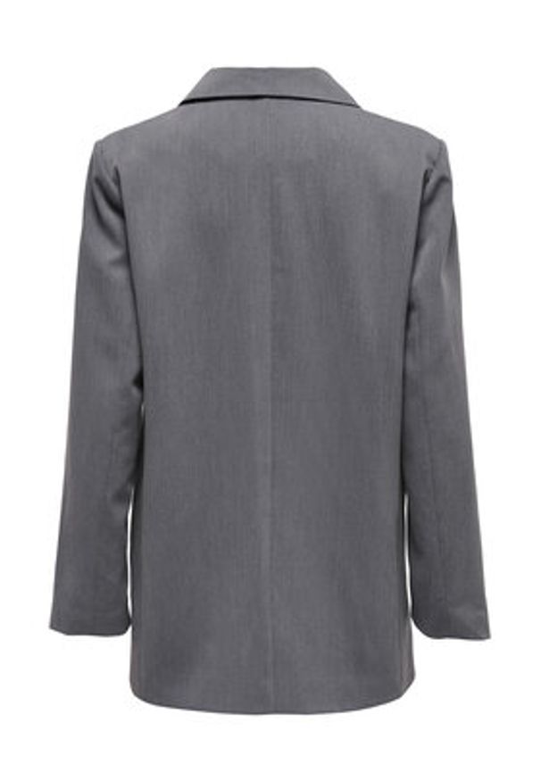 only - ONLY Marynarka Tilly 15303116 Szary Oversize. Kolor: szary. Materiał: syntetyk