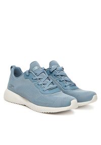 skechers - Skechers Sneakersy Bobs Squad-Tough Talk 32504/LTBL Niebieski. Kolor: niebieski. Materiał: materiał