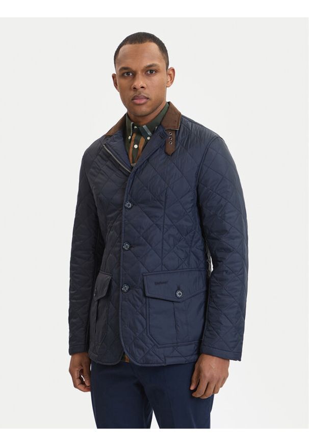 Barbour Kurtka przejściowa Quilted MQU0559NY91 Granatowy. Kolor: niebieski. Materiał: syntetyk