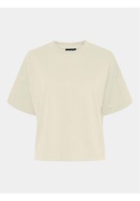 Pieces T-Shirt Chilli Summer 17118870 Écru Loose Fit. Materiał: syntetyk, bawełna