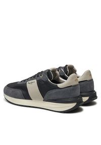 Pepe Jeans Sneakersy PMS60020 Czarny. Kolor: czarny. Materiał: zamsz, skóra #3