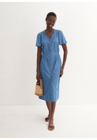 bonprix - Sukienka dżinsowa. Kolor: niebieski #1