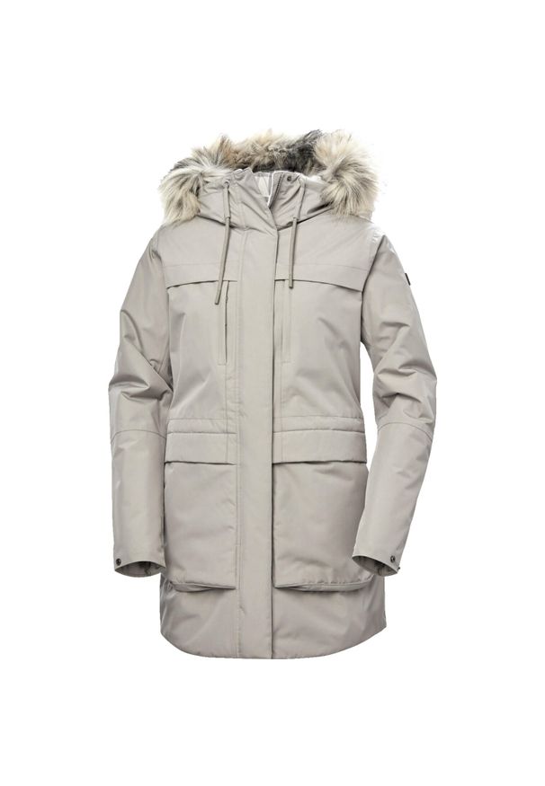 Parka dla kobiet Helly Hansen Coastal. Kolor: beżowy. Sezon: zima