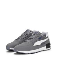 Buty do chodzenia męskie Puma Graviton. Zapięcie: sznurówki. Kolor: szary, niebieski, wielokolorowy, biały. Materiał: materiał. Szerokość cholewki: normalna. Sport: turystyka piesza