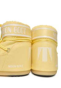 Moon Boot Śniegowce Mb Icon Low Nylon 80D1409340 Żółty. Kolor: żółty. Materiał: skóra #4