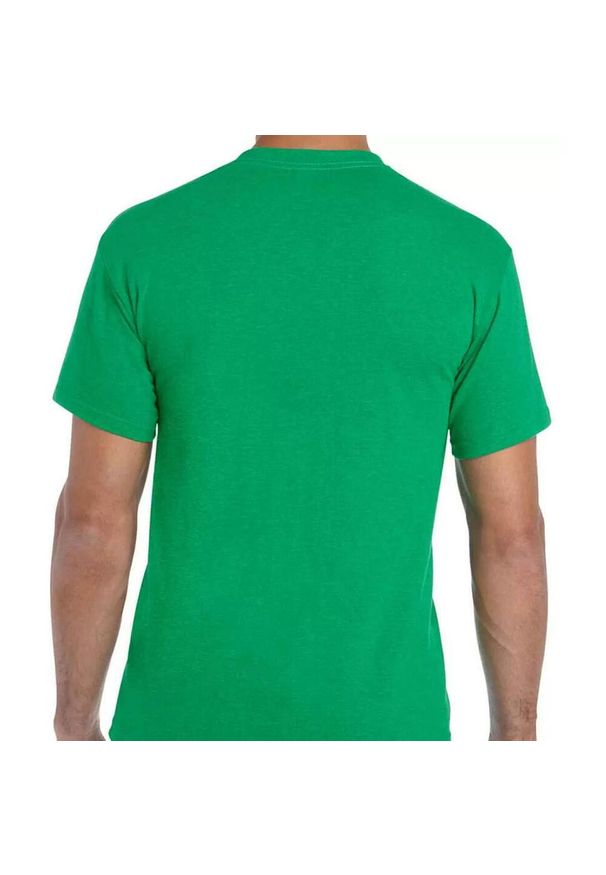 GILDAN - Wrzosowa Koszulka Bawełniana Dla Dorosłych Unisex. Kolor: zielony. Materiał: bawełna