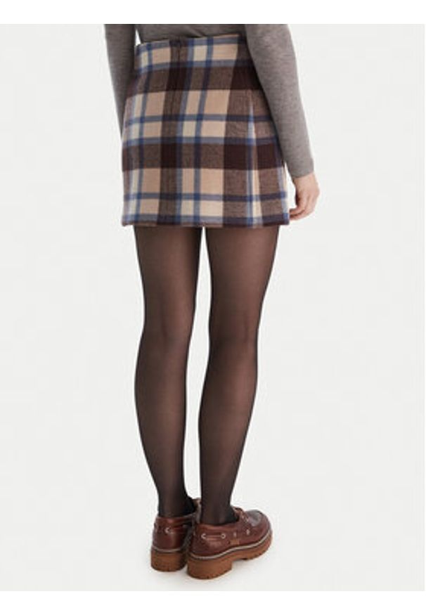 MAX&Co. Spódnica mini Ozone 2526106104200 Kolorowy Regular Fit. Materiał: wełna. Wzór: kolorowy