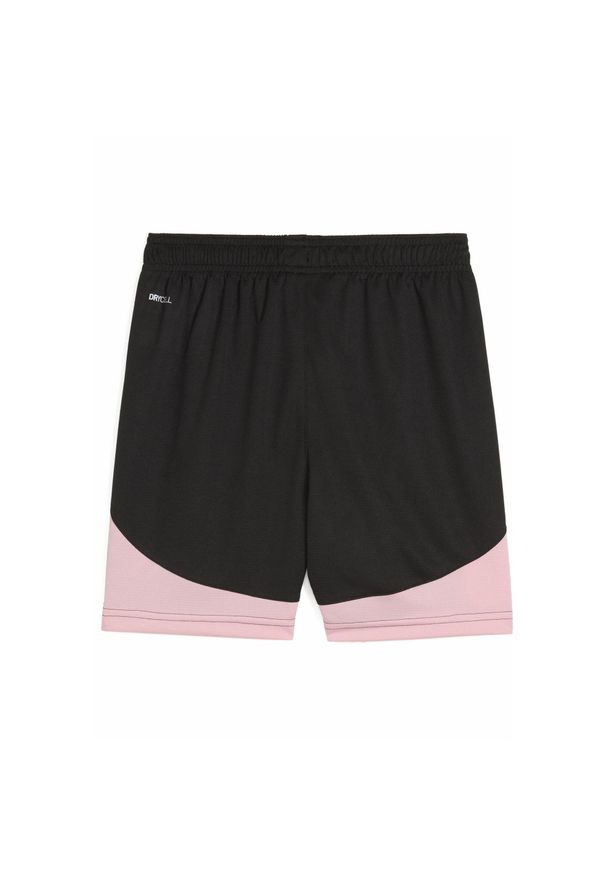 Puma - Młodzieżowe szorty Palermo F.C. PUMA Black Team Light Pink. Kolor: wielokolorowy, różowy, czarny