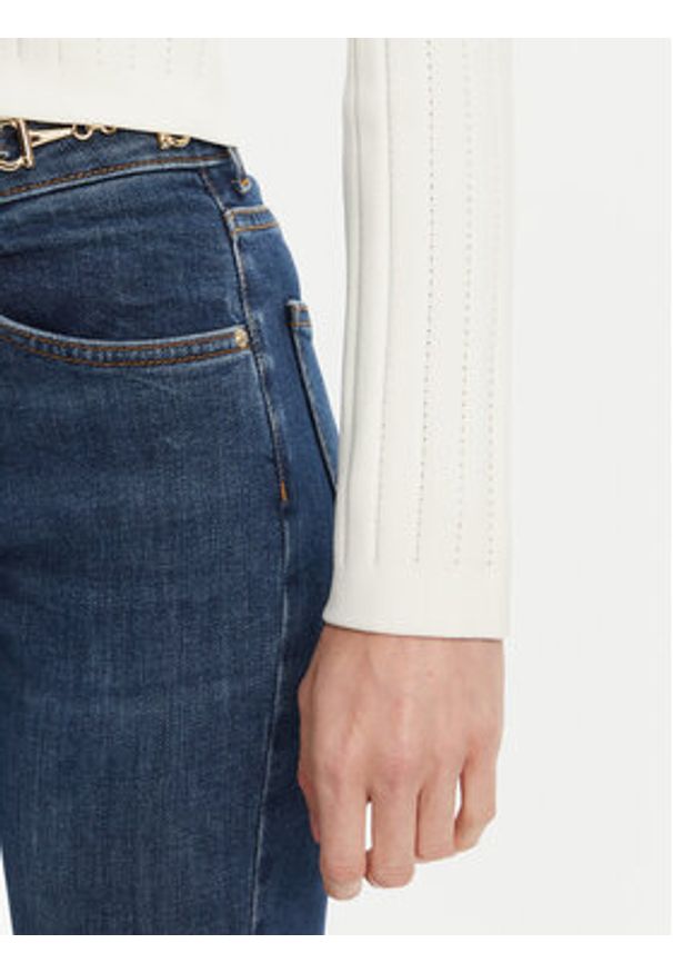 Guess Kardigan W5YR11 Z0130 Biały Regular Fit. Kolor: biały. Materiał: wiskoza