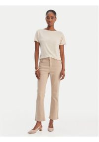 Marella T-Shirt Fervida 2615971021 Beżowy Regular Fit. Kolor: beżowy. Materiał: wiskoza #2